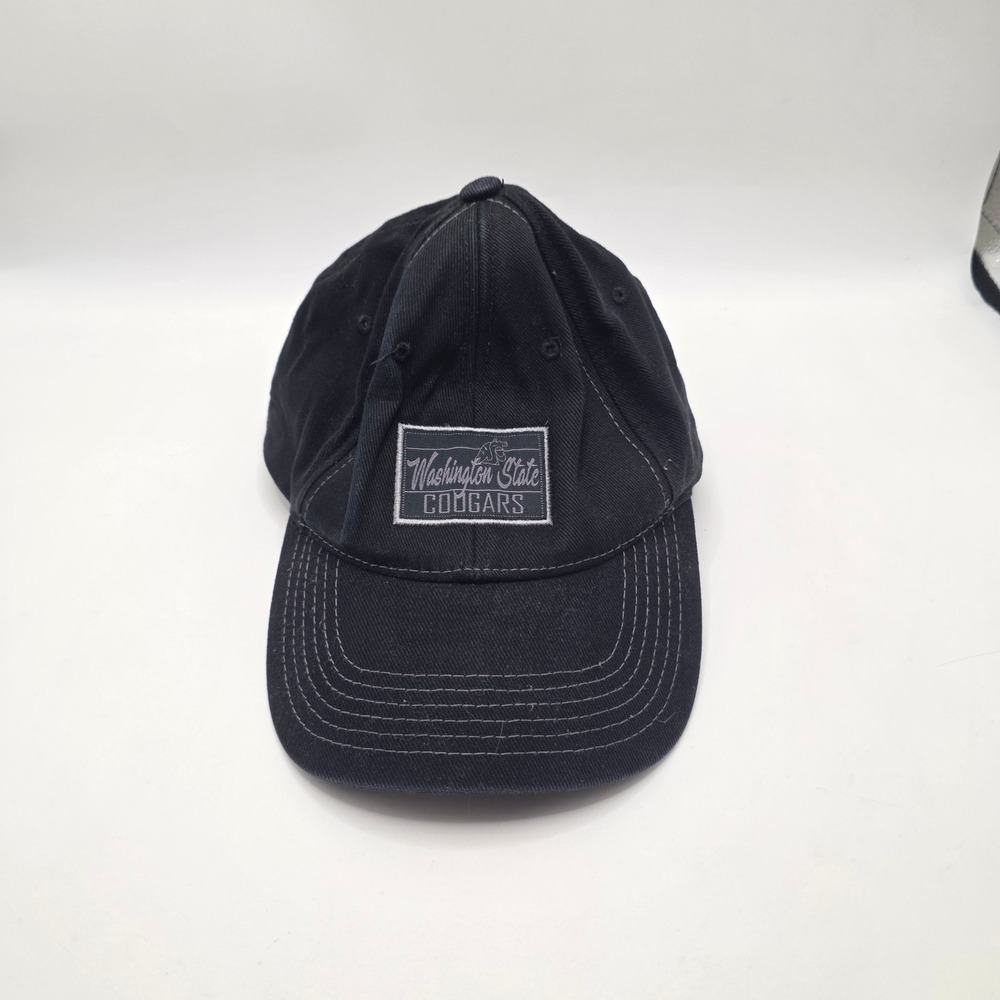 Captivating WSU Cougars Hat Black Cotton Adjustable Strap NCAA Baseball Cap Hat